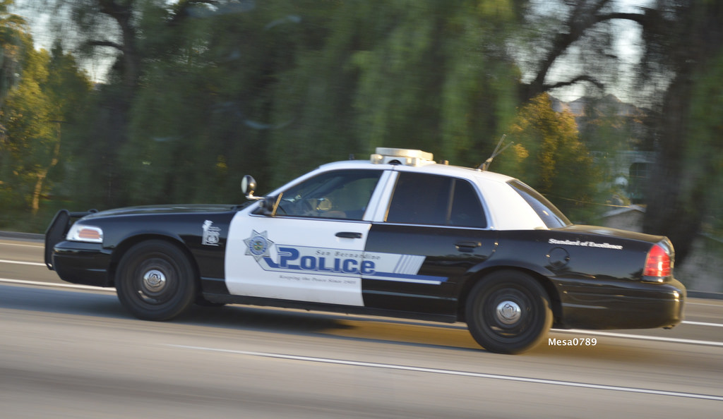 The San Bernardino police rush to North Park Elementary School where a deadly shooting had taken place.
