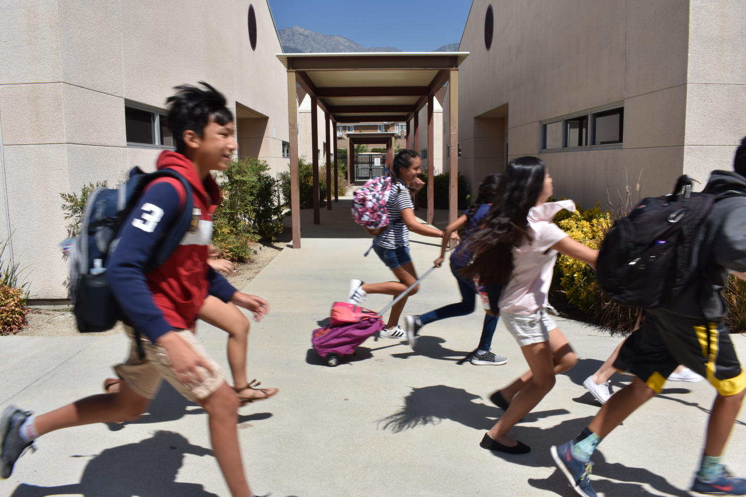 When the scrubs cross paths with the 7th and 8th graders, they don’t just walk. They RUN. 