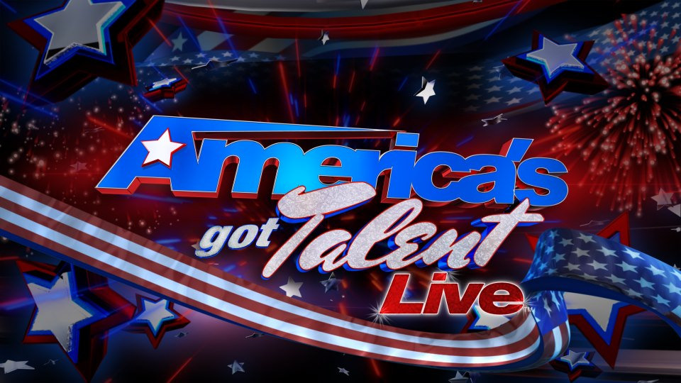 America’s Got Talent’s logo as it heads to the live shows.