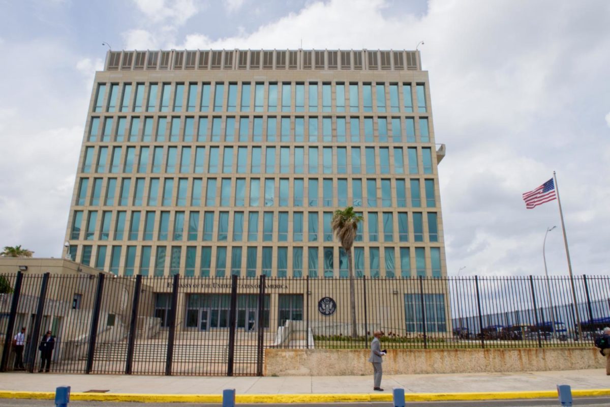 The United States Embassy in Cuba.
