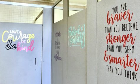 Inspirational Quotes In Day Creek’s Girls’ Restrooms