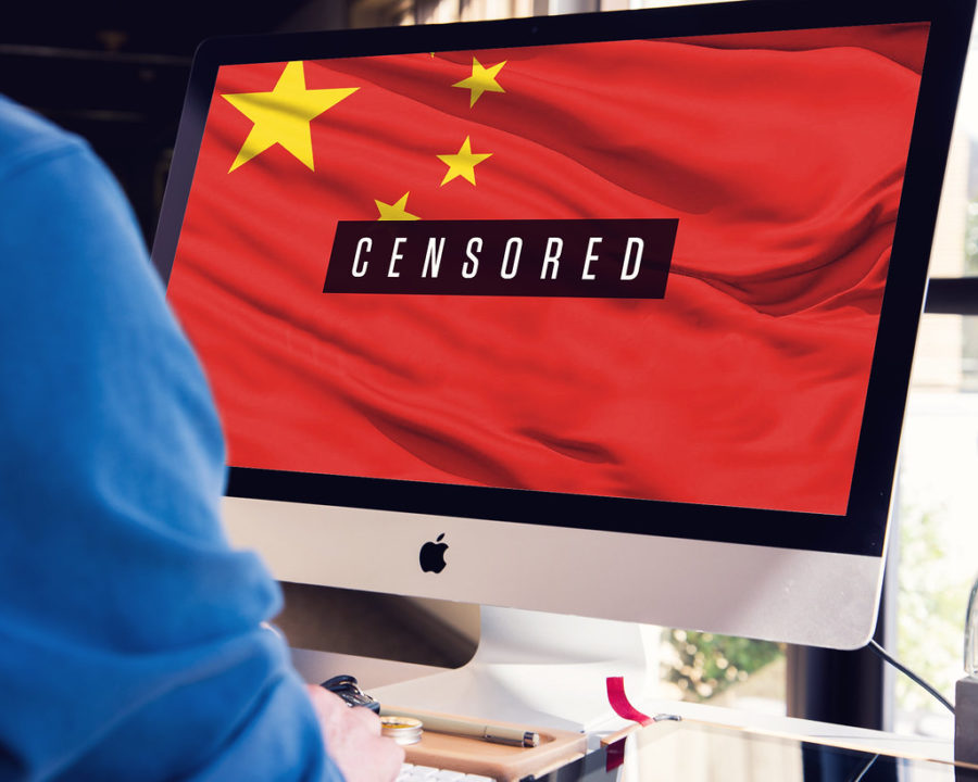 China censors the internet so the Chinese people wouldn't see whats happening in the real world.