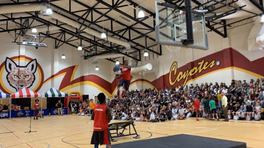 The USA Dunk Team put on an awesome show to the Day of Awesomeness.