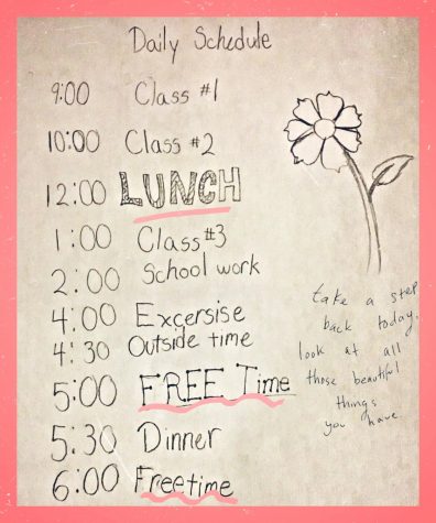 Having a day-to-day routine in a time of unknown can be very beneficial and make this time much more fun.