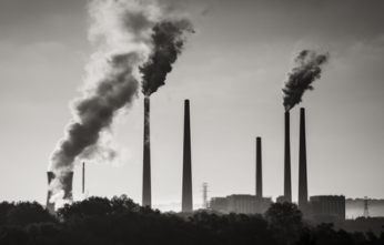 Factories are a big cause of greenhouse gas emissions.

