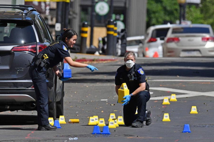 Six dead and others injured in a shooting outside the capital.