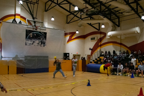 The Galaxy Wars invited students to play dodge ball and have fun with their teammates and friends.