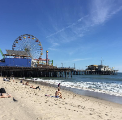 Santa Monica Pier has a latitude of 34.00814 and a longitude of -1,184,971,386 as of today