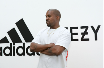 Adidas breaks partnership with Kanye West due to his anti semitic comments.
