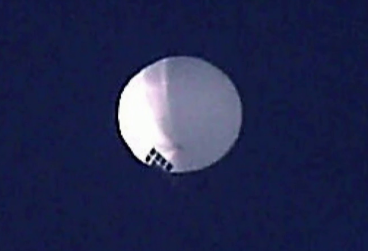 A balloon was spotted that many think to be a Chinese spy device.