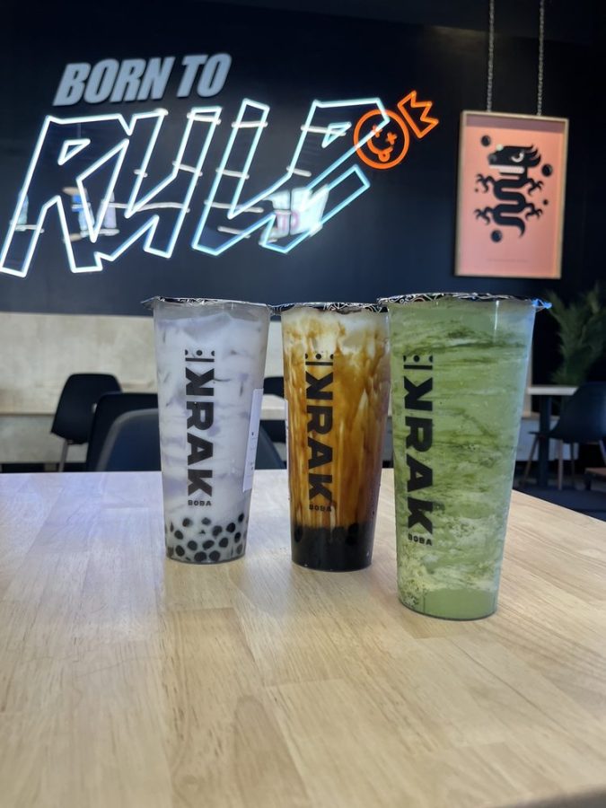 Krak Boba is a delicious place to get teas, smoothies, boba, and so much more!