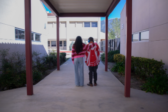 Ameerah spends time with her autistic brother, Ameer.