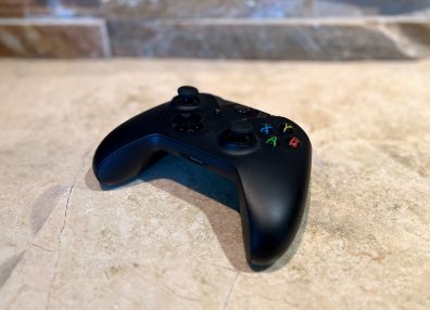 Gamers use controllers like this when playing a variety of games.
