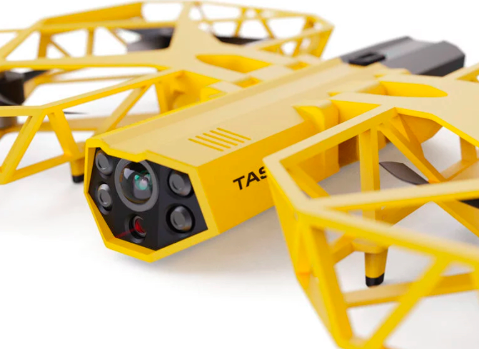 Axon’s taser drones are designed to locate and tase possible shooters.
