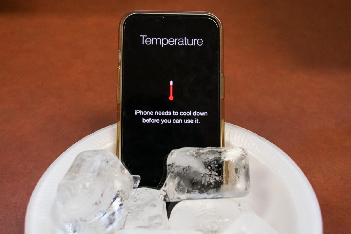 Whenever an iPhone gets too hot, a message is shown as the iPhone shuts down telling the user to cool it off.