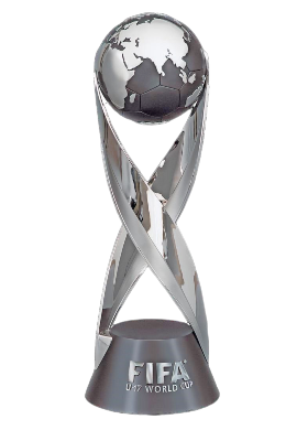 This is a render of the FIFA U17 World Cup 2023 trophy.
