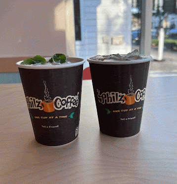 These drinks are called the Mocha Terosa and Philz Fresh Chai.