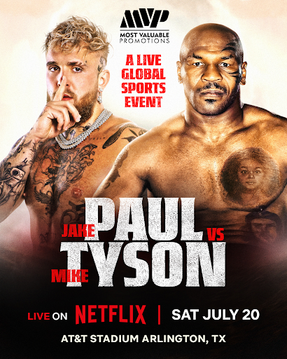 Live premier of the Jake Paul vs. Mike Tyson fight on Netflix.

Photo Credit: Netflix