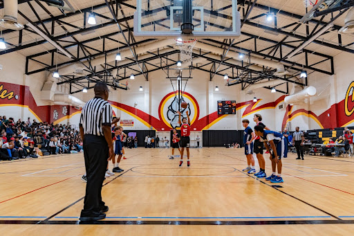 Jackson T. shoots a free throw, putting the Coyotes in the lead. 

Photo credit: Mr. Gossage