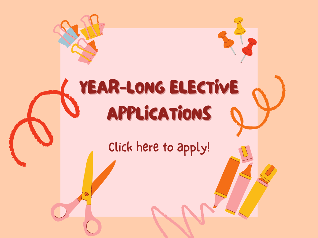 Yearlong electives application