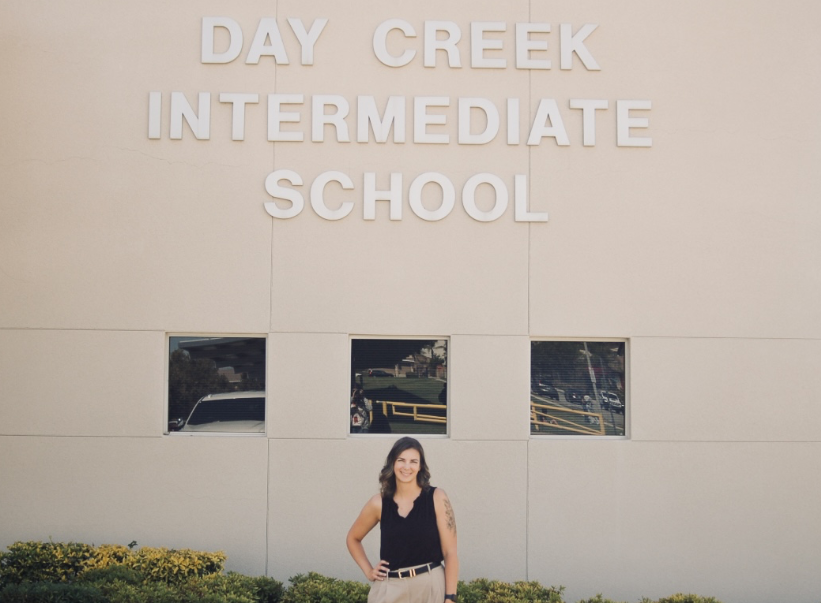 Mrs. Vander Laan returns to Day Creek for her first full year on campus.