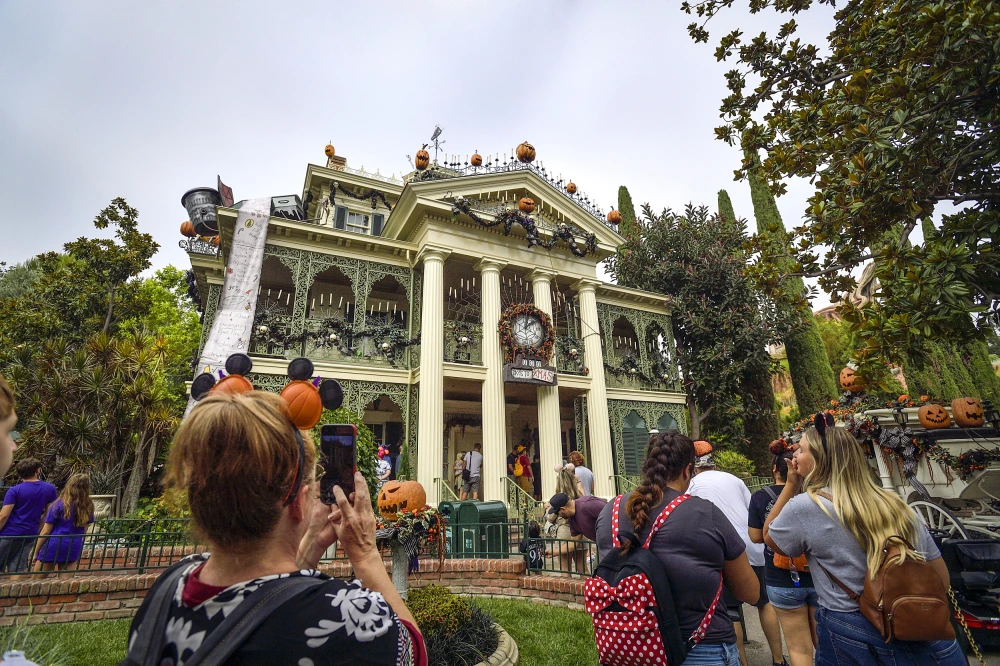 Haunted Mansion ride at Disneyland.
Photo Credits: Getty images.